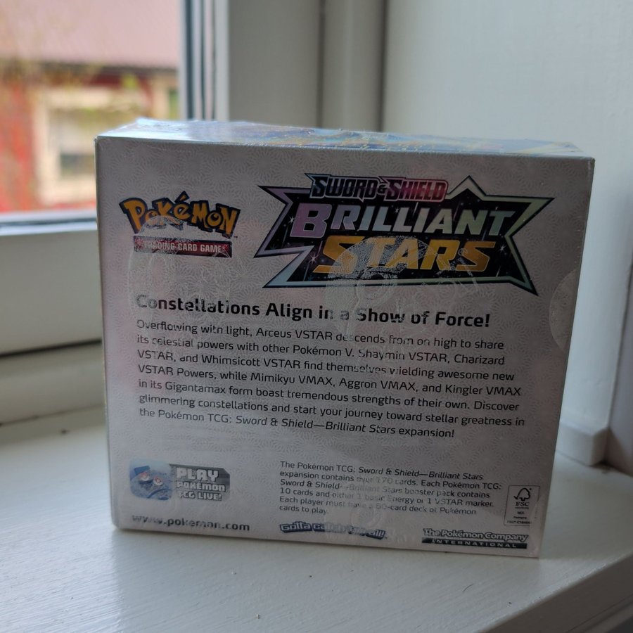 Pokmon TCG: Sword & Shield  Brilliant Stars B.. | Kp p Tradera  (730518232)
