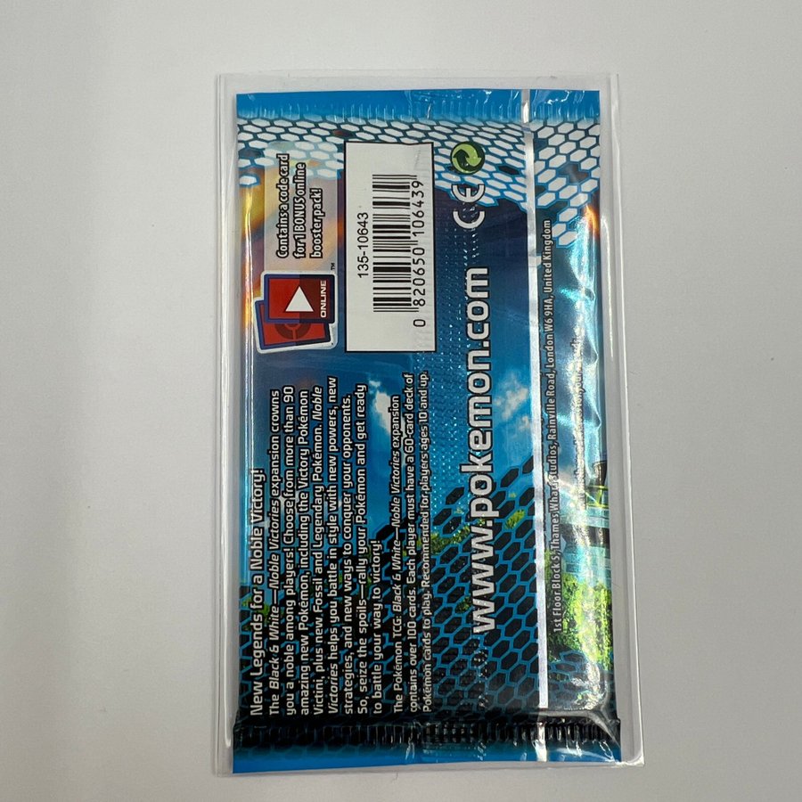pokemon black and white noble victories booster box B&W Noble Victories – Loose Packs Trading Co main image 1