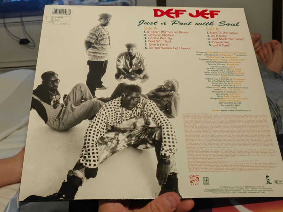 Def jef - Just a poet with soul - Europe - Lp | Köp på Tradera