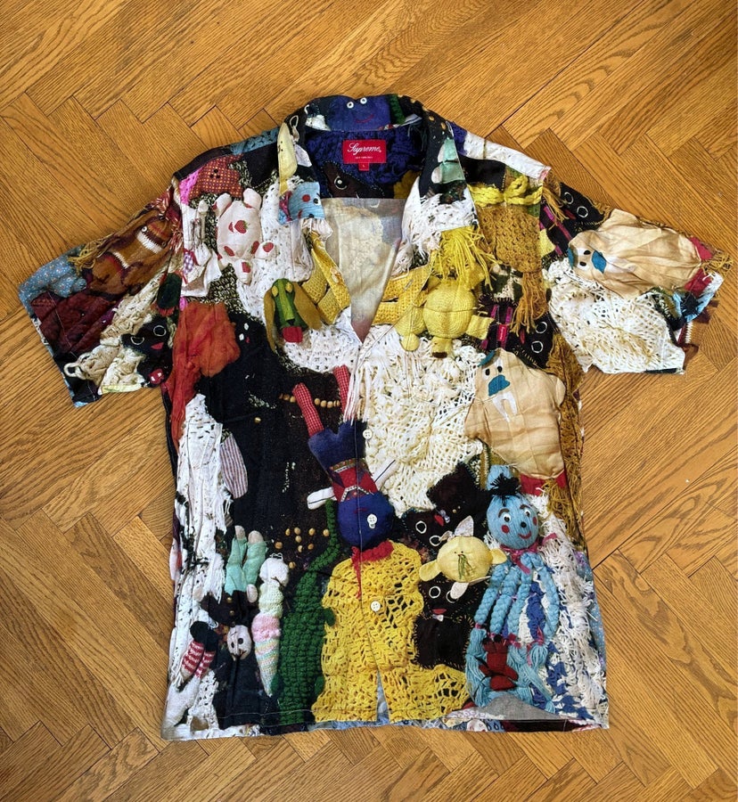 Supreme - Mike Kelley Rayon Shirt Large | Köp på Tradera