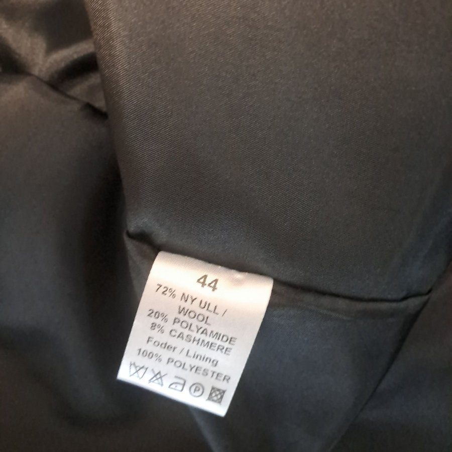 Cardigan Sweater Wool Weekday Hillevi Cewo Svart Kappa, Storlek