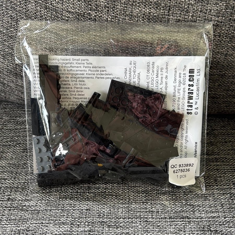 Lego Star Wars Black Vip Card NYTT! LEGO Star Wars Black VIP Frame