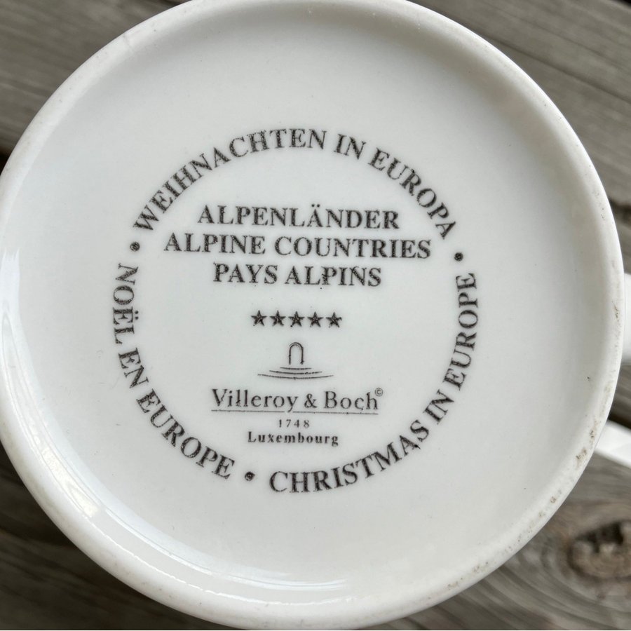 Jul porslin kopp Villeroy&Boch, Christmas in Eu.. Köp på Tradera