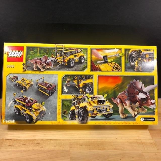 LEGO Dino Jurassic 5885 Triceratops Trapper Kop pa Tradera 621012329