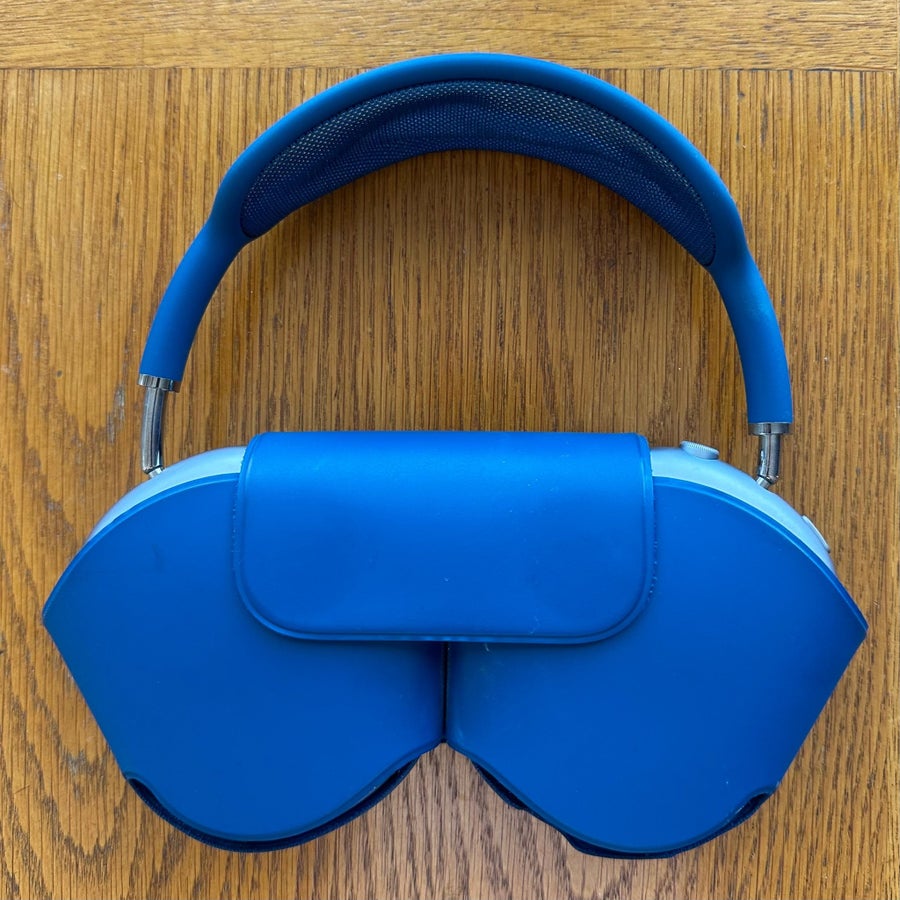 Apple AirPods Max 1st gen – Sky Blue + Waterfie.. | Köp på Tradera