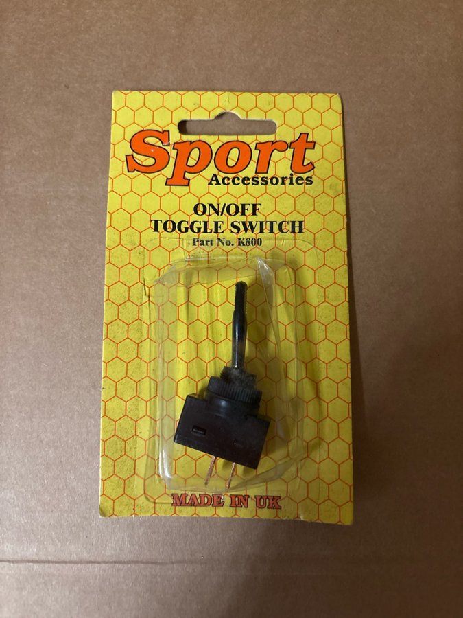 ON/OFF Toggle Switch 2-polig Strömbrytare 12V N.. | Köp på Tradera ...