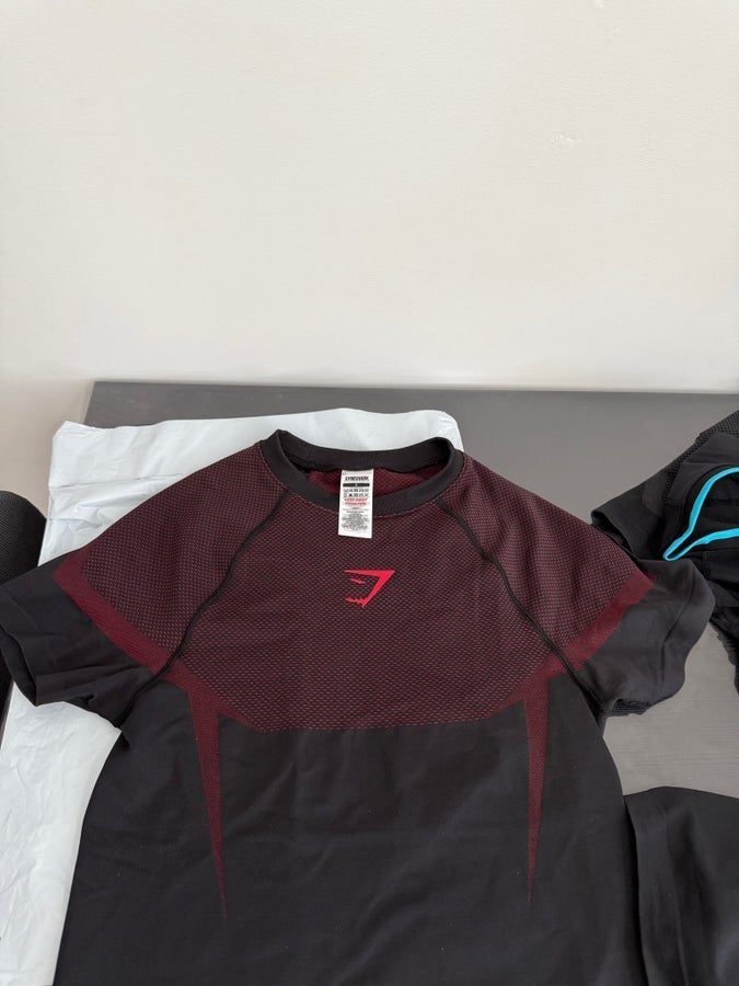 Gymshark • Onyx 5.0 Seamless T-Shirt • Black/Ca.. | Köp på Tradera