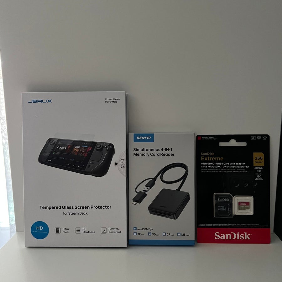 Steam Deck LCD 256GB + SD Card & Tillbehör | Köp på Tradera