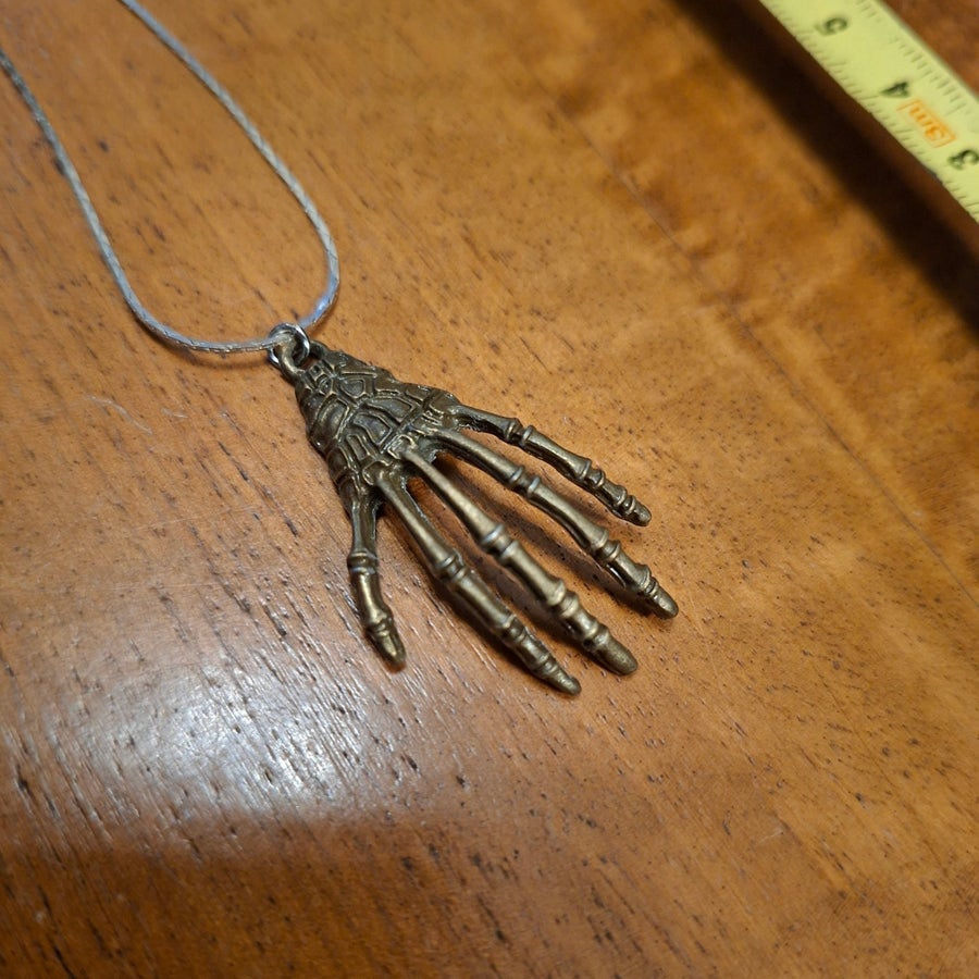 Hand Skelett Skeleton Halsband Choker Goth Goth.. | Kp p Tradera  (733683352)