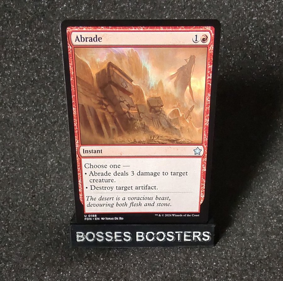 Abrade - MtG: Foundations | Kp frn BossesBoosters p Tradera (682461371)