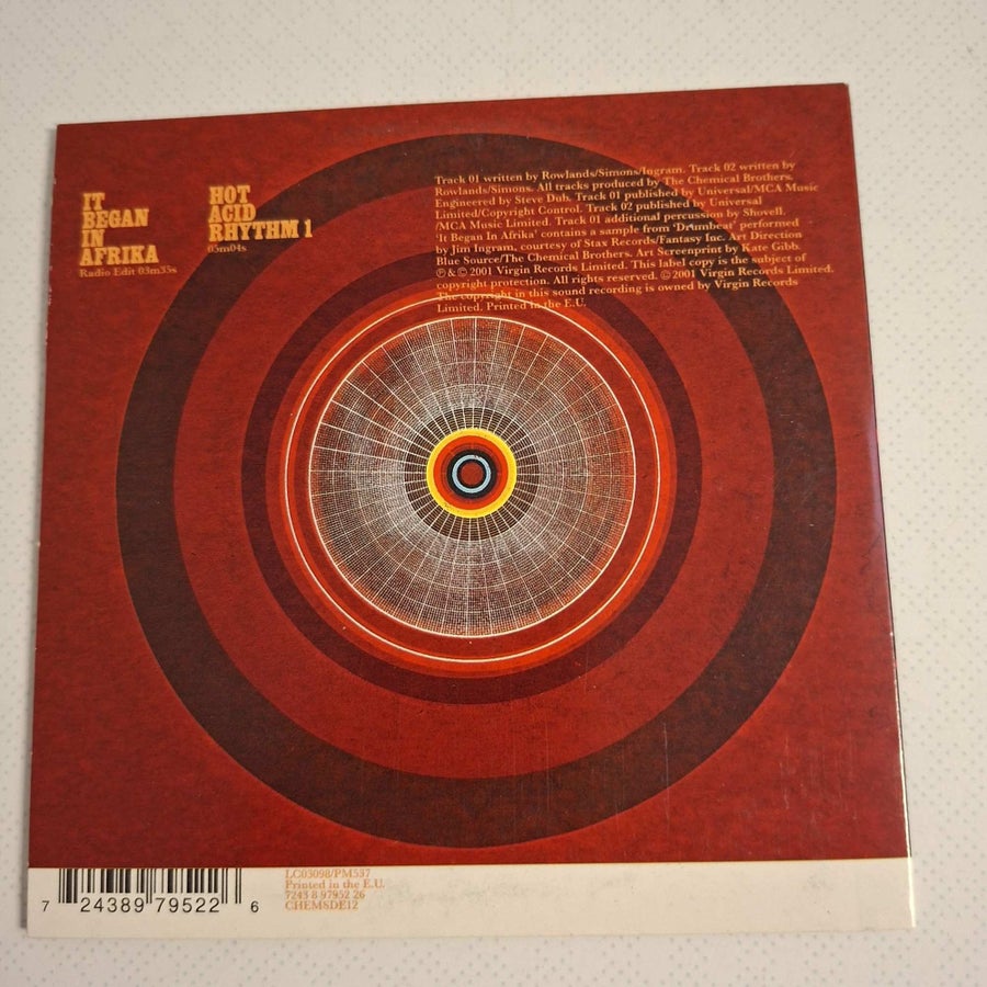 The Chemical Brothers – It Began In Afrika (CDS.. | Köp på Tradera