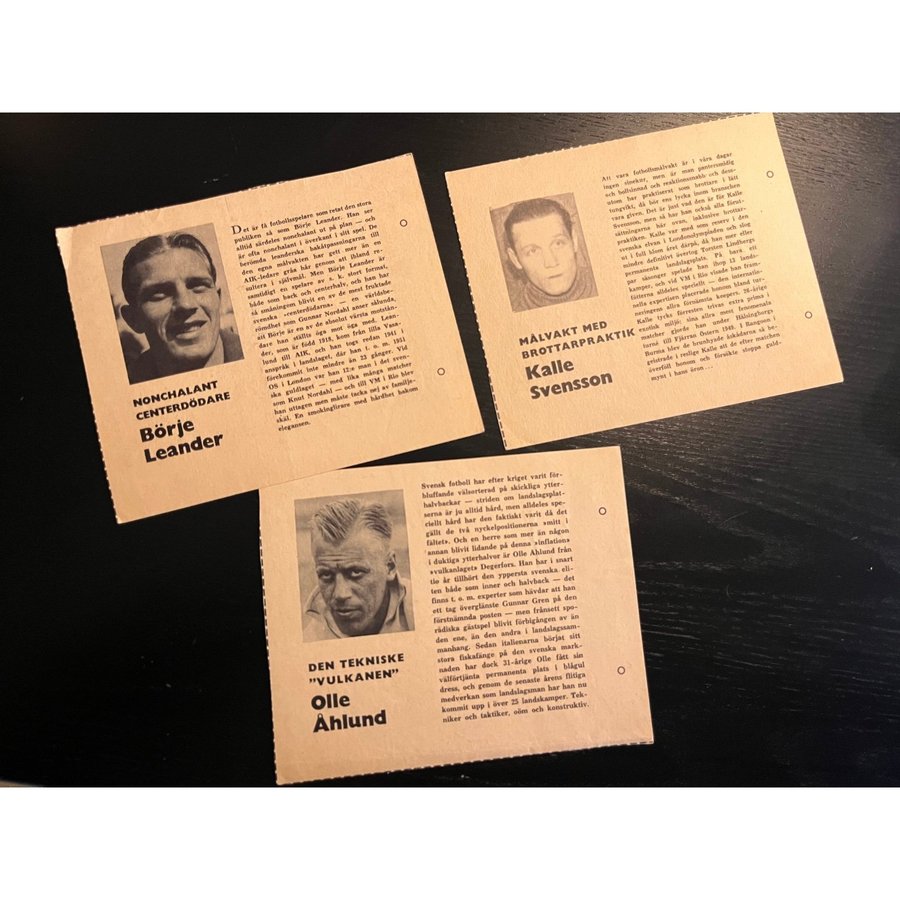 Se produkter som liknar Olle Åhlund, Kalle Svensson, .. på Tradera