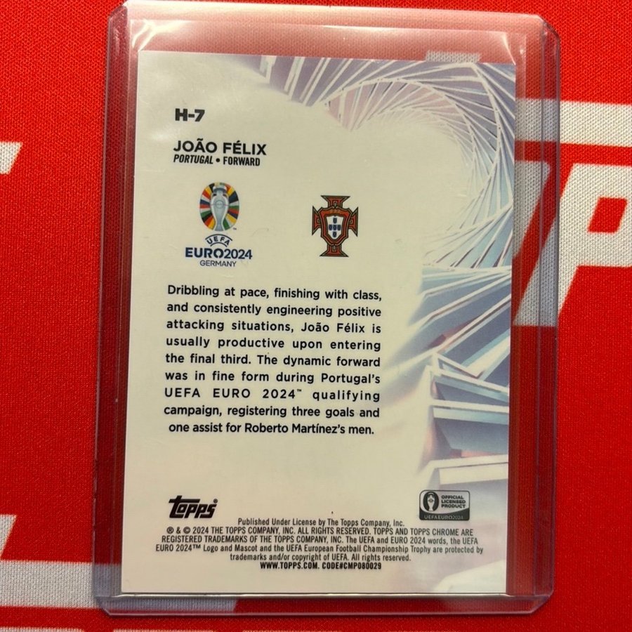 Joao Felix CASE HIT Euro 2024 Topps Chrome Köp på Tradera (655105213)