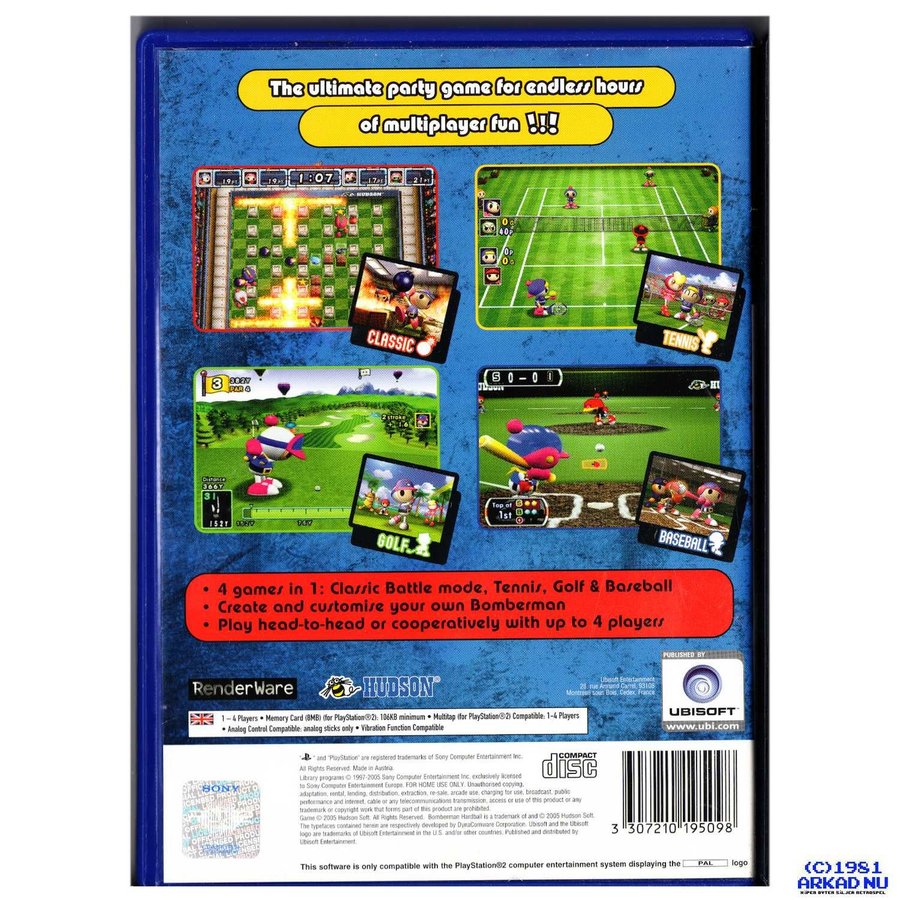 Bomberman HardBall Playstation 2 PS2 