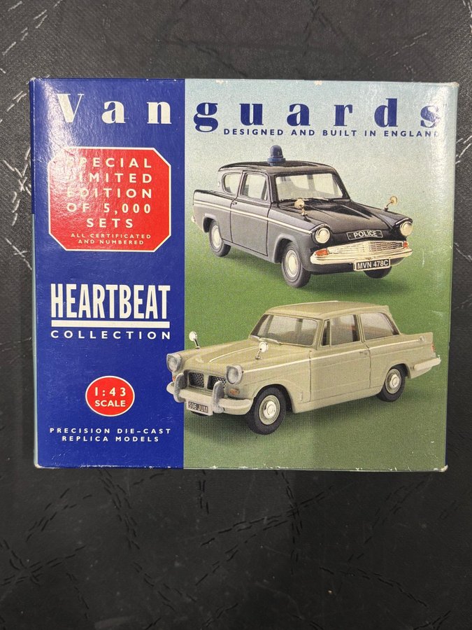 Vanguards Heartbeat Collection N°HB1002 – Ford Anglia & Triumph Herald 1/43, Neuf En Boîte