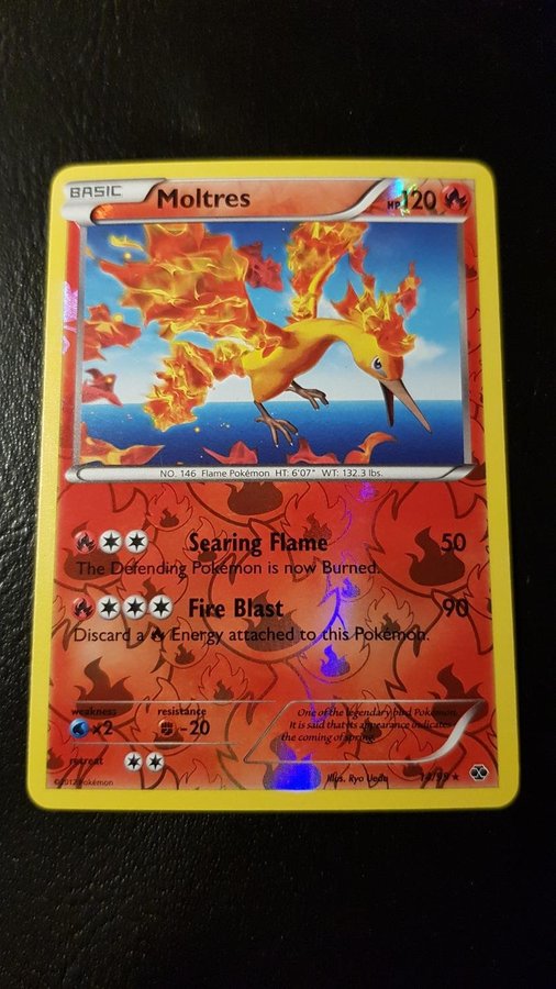 Moltres Holo Rare - Next Destinies 14/99 - Black & White Pokemon Card