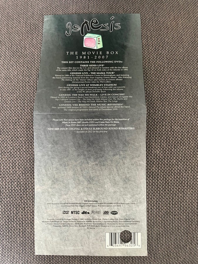 Genesis - The Movie Box 1981 - 2007 (5xDVD Box .. | Köp på Tradera