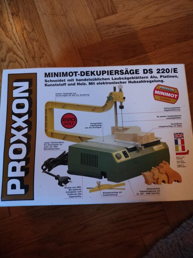 PROXXON MINIMOT-DEKUPIERSÄGE DS 220/E Our Handy Scroll Saw: PROXXON DS 230/E – make.share.learn