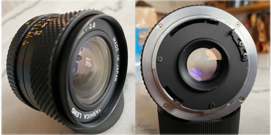 YASHICA DSB 28mm f2.8 Contax CY lens mount 28f/.. | Köp på Tradera