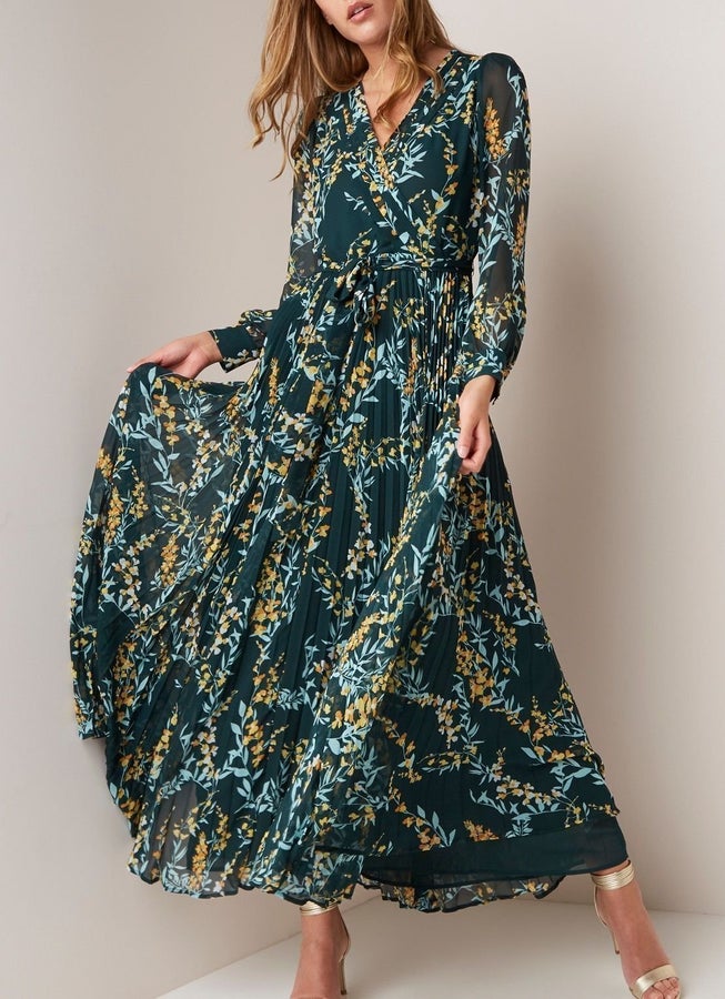 phase eight carmen pleated maxi dress Carmen Pleated Maxi Dress