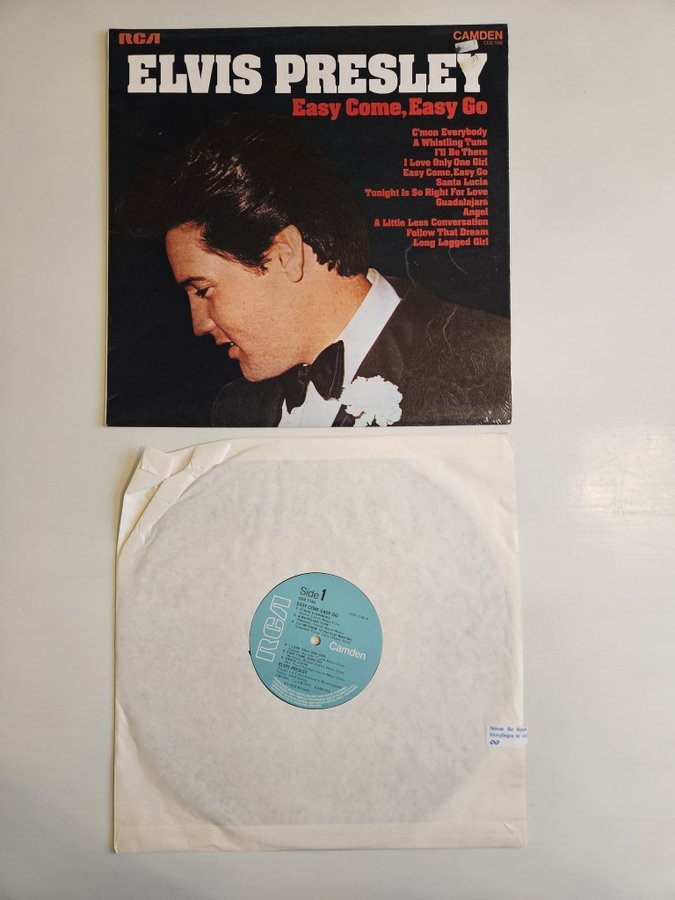 Elvis Presley Easy Come, Easy Go UK英盤 LP Elvis Presley – Easy Come, Easy Go – Vinyl (RCA Pressing, LP