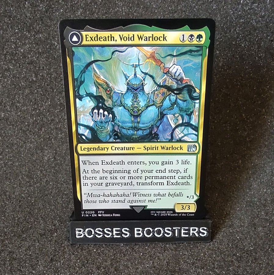 mtg final fantasy exdeath Exdeath, Void Warlock // Neo Exdeath, Dimension's End [220] [FINAL FANTASY]  [Foil]  Face to Face Games