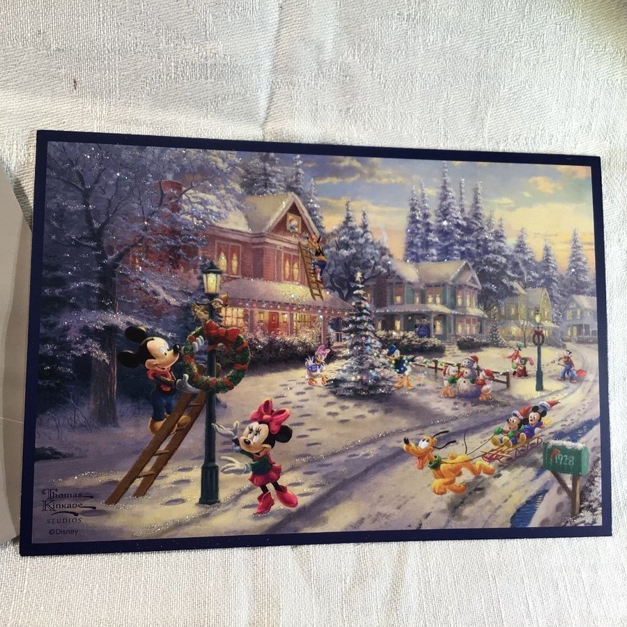 Se produkter som liknar Julkort Disney/Kinkade på Tradera (616633925)