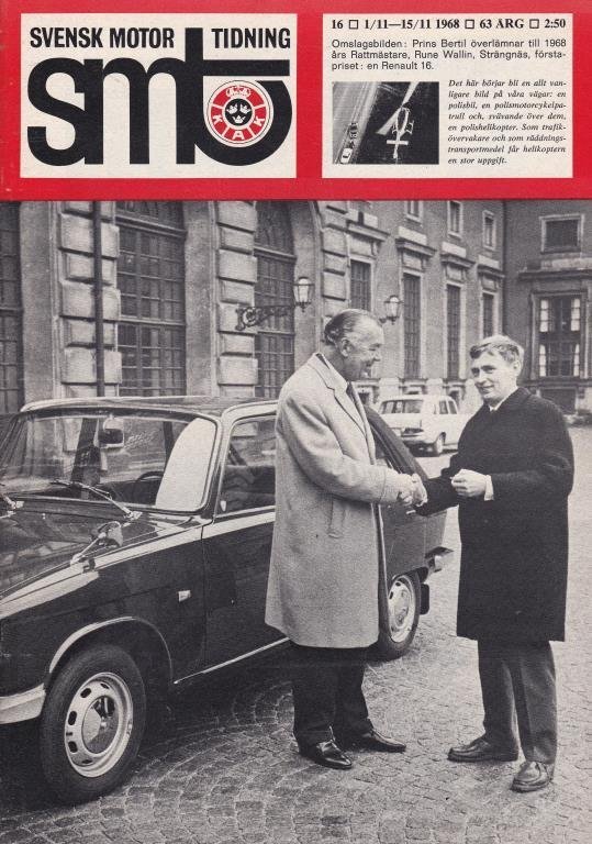 Smt 1968 16 Renault R 16 Vauxhall Viva Test D Kop Pa Tradera