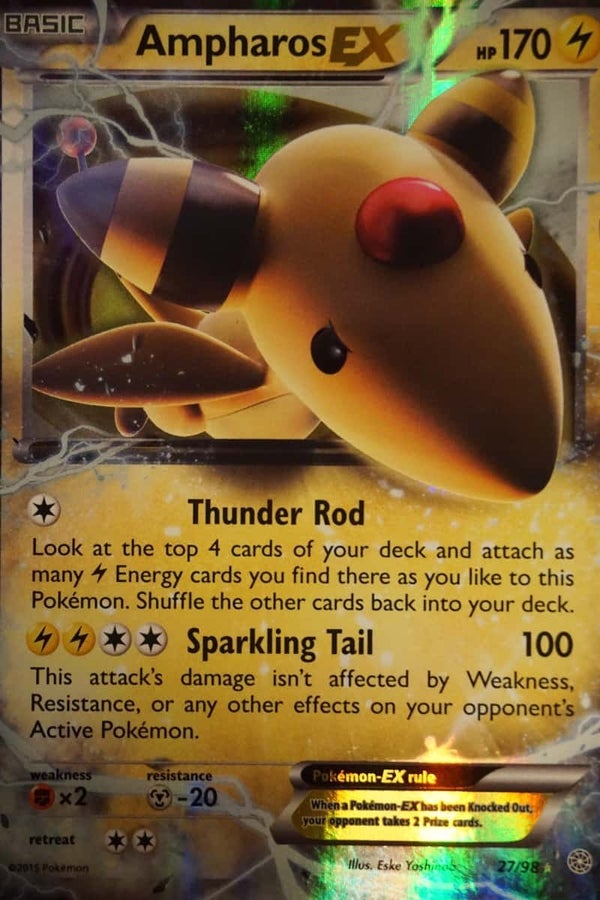 ampharos ex pokemon card price Amazon.com: Pokemon TCG: Ampharos ex Battle Deck (Ready-to-Play 60-Card  Deck) : Toys & Games