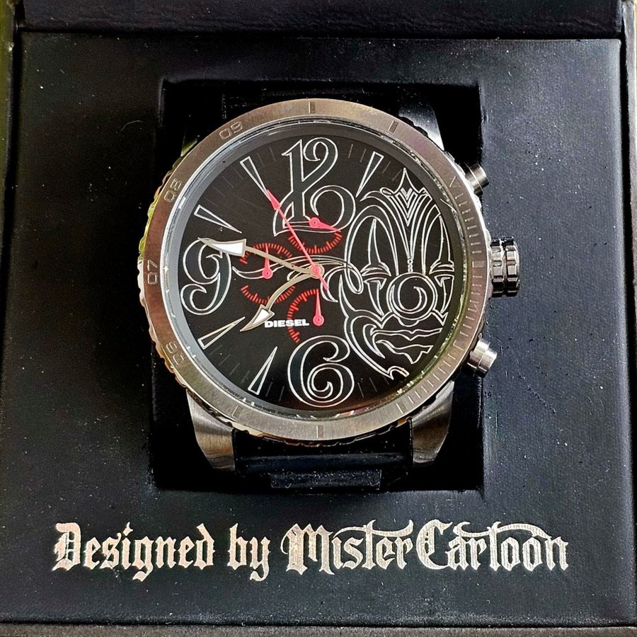 Cartoon Limited Edition Diesel Mister Cartoon Watch ディーゼル