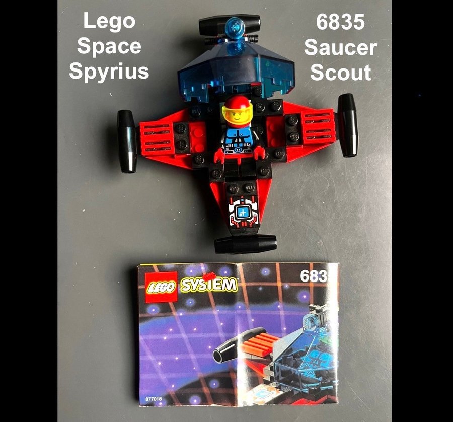 Lego Space Spyrius 6835 Saucer Scout inkl manual Köp på Tradera