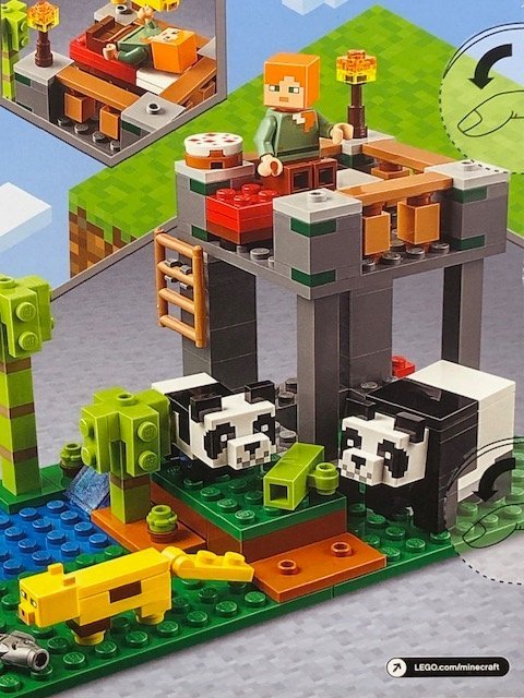 Lego 21158 Minecraft The Panda Nursery Nursery Lego Set The Panda