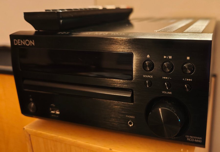 Denon RCD-M40 CD Receiver, svart, utmärkt skick.. | Köp på Tradera