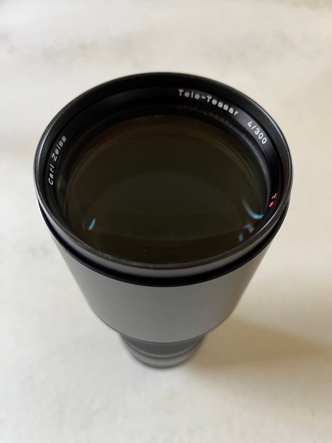 Contax Zeiss tele-tessar 300/4 objektiv i perfe.. | Köp på Tradera