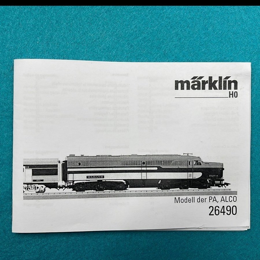 Se produkter som liknar Märklin 26490 THE BLUE BIRD D.. på Tradera