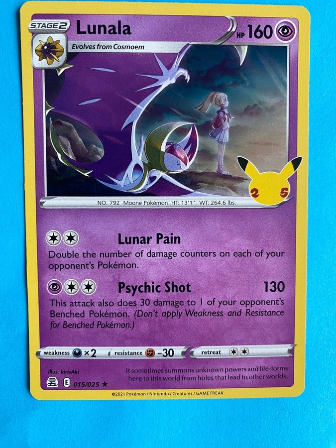 Lunala - 15/25 - Holo Rare