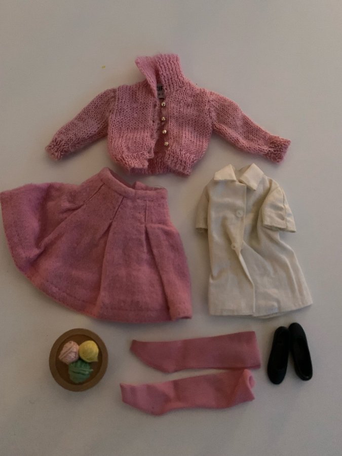 Tenue Skipper School Days 1964 - Mattel Vintage Avec Accessoires - 248-14