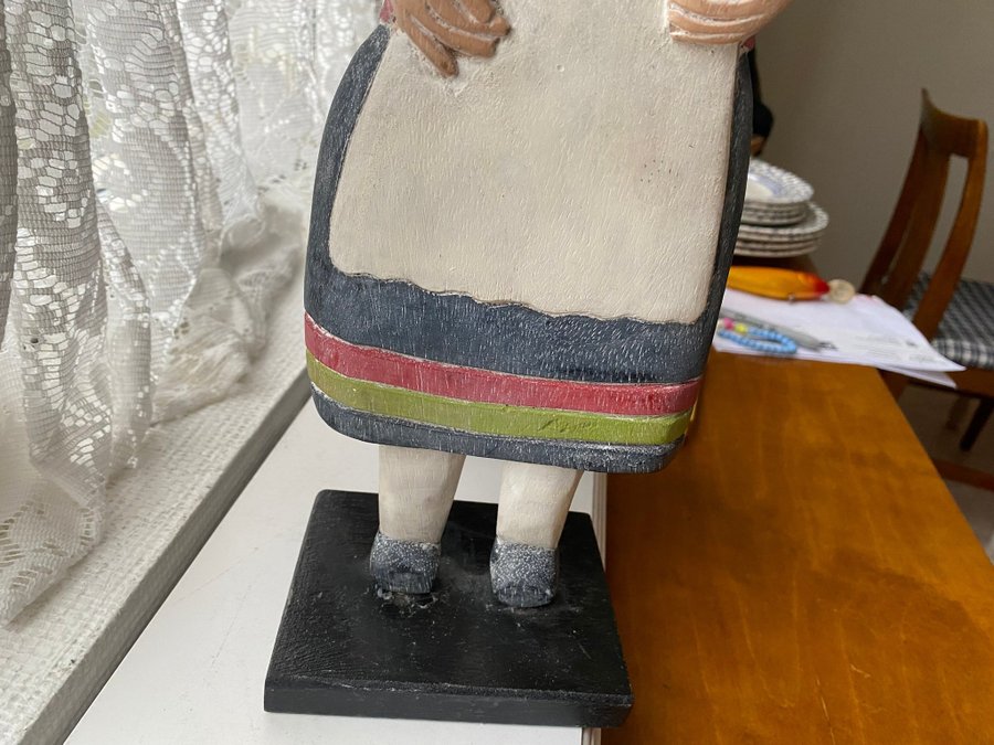 Se produkter som liknar Antikt julpynt i bemålat trä .. på Tradera