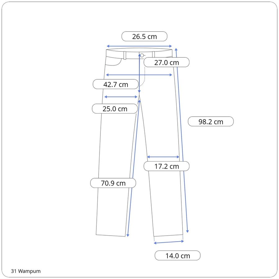 Wampum, Vintage, jeans, blå.. Köp från TheNewStandard på Tradera