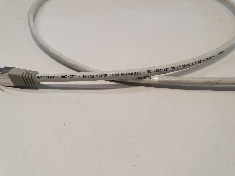Masterpatch NEK/CDT Patchkabel FTP | Köp på Tradera (699879063)