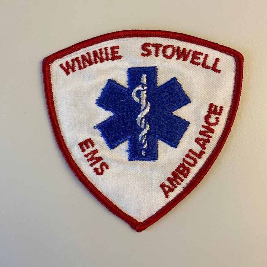 Winnie Stowell EMS Ambulance patch Köp på Tradera (611378952)