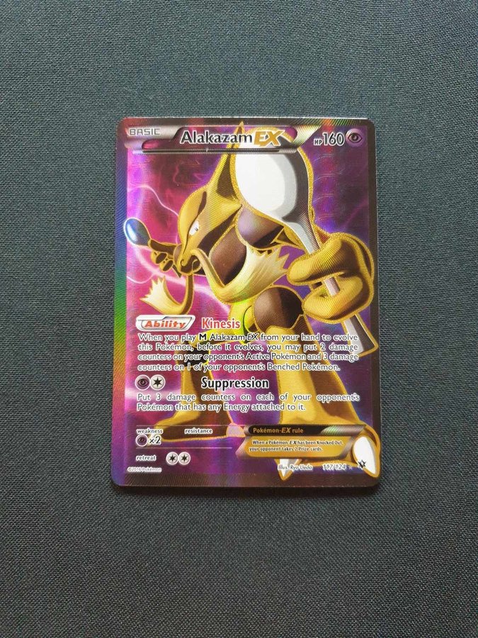 Alakazam EX - 117/124 - Full Art Ultra Rare