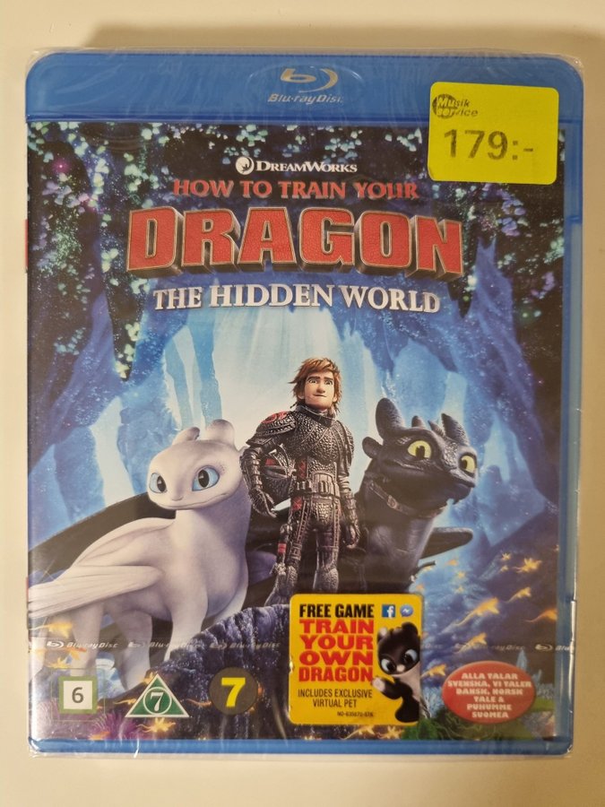 How to Train Your Dragon The Hidden World - Blu.. | Köp på