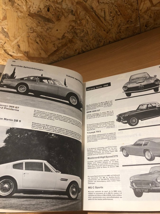 洋書 AutomobIl  Revue  1968 洋書 AutomobIl Revue 1968 BUCH book Automobil Revue Revue
