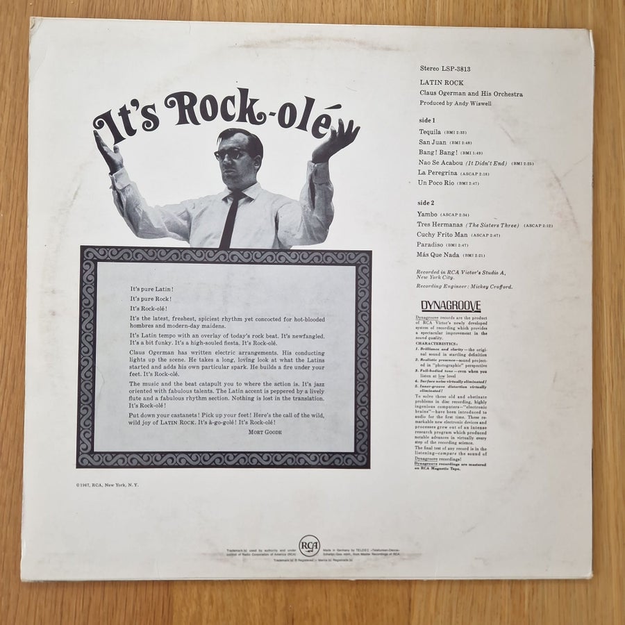 Latin Rock - Claus Ogerman And His Orchestra - LP | Köp på Tradera Latin Rock - Claus Ogerman And His Orchestra - LP | Köp på Tradera