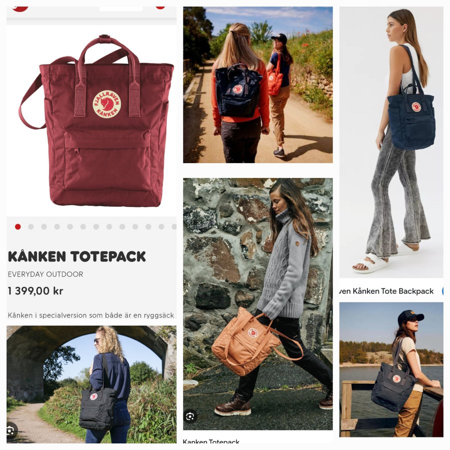 HOT Fjallraven Totepack Ox Red Kanken Totepack Ox Red