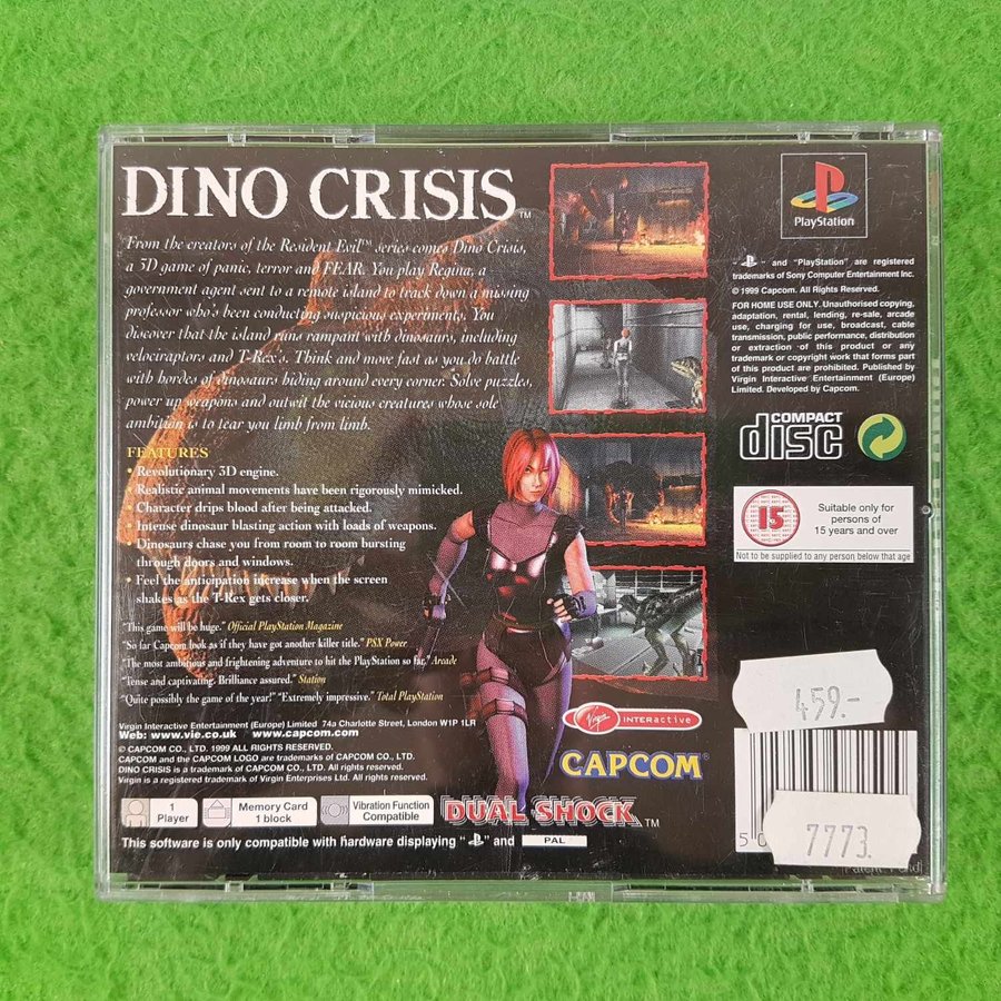 Sony Playstation 1 (PS1) - Dino Crisis 1 & 2 - Jogos - Catawiki