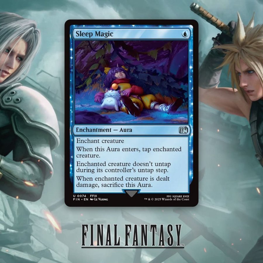 Sleep Magic, #74 (FIN), Blue, Enchantment, MTG | Kp p Tradera (702208182)