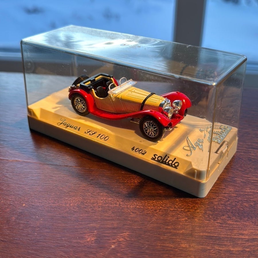 Modèle Voiture Solido Âge D'Or - Jaguar SS 100, Neuf En Boîte (N°4002)