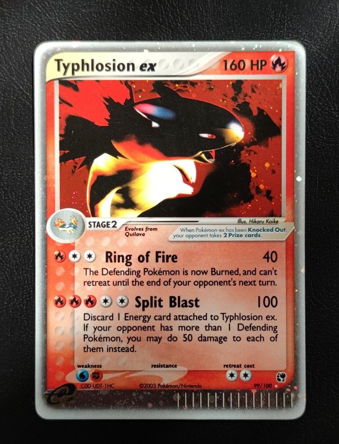 2003 Nintendo Pokemon Ex Sandstorm Gardevoir Ex-Holo